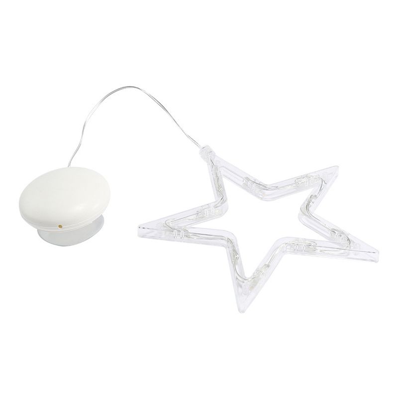 Christmas LED String Lights in Modern Creative Style White Plastic Decorative Lamp with Sucker