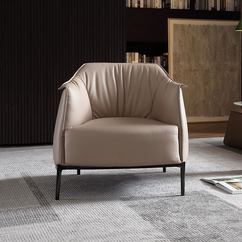 Barrel Chair 31.49" L x 33.46" W x 31.49" H Arms Included Barrel Accent Chair