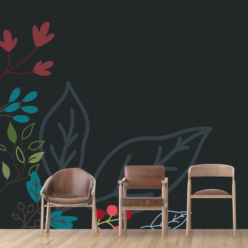 Tropical Plants Mural Decorative Eco-friendly for Home Decor