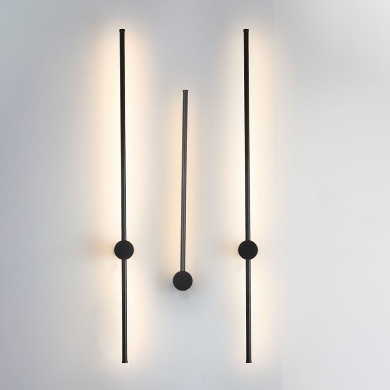 Linear Metal Wall Sconce Lighting Minimalist-Style LED Wall Mounted Light Fixture