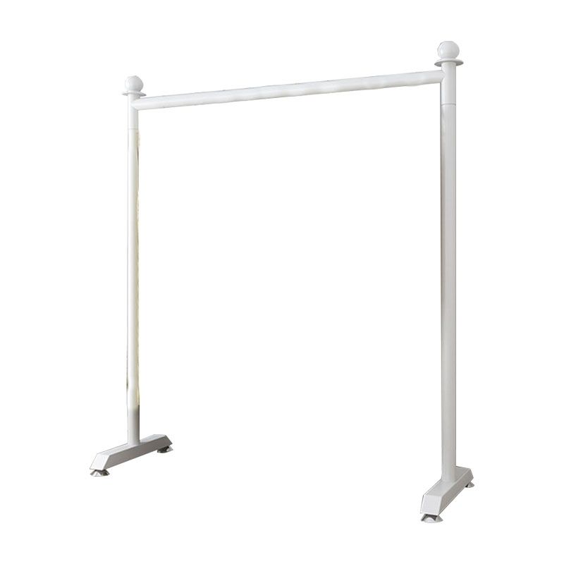 Modern Minimalist Metallic Coat Rack Free Standing 2 Leg Base Coat Rack