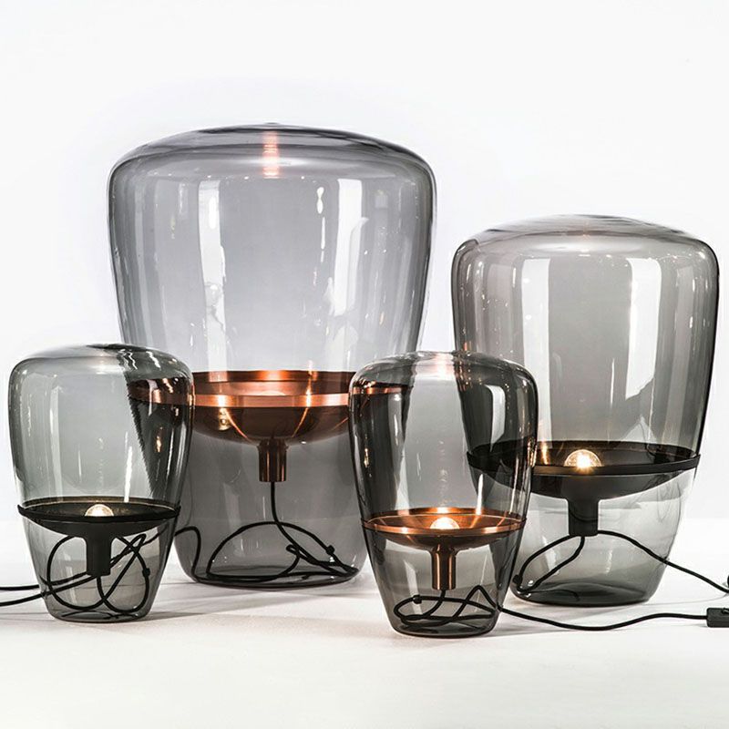 Diseñador Lámpara nocturna de lámpara nocturna 1 Bulbo Livera de la mesa de la sala de estar para decoración