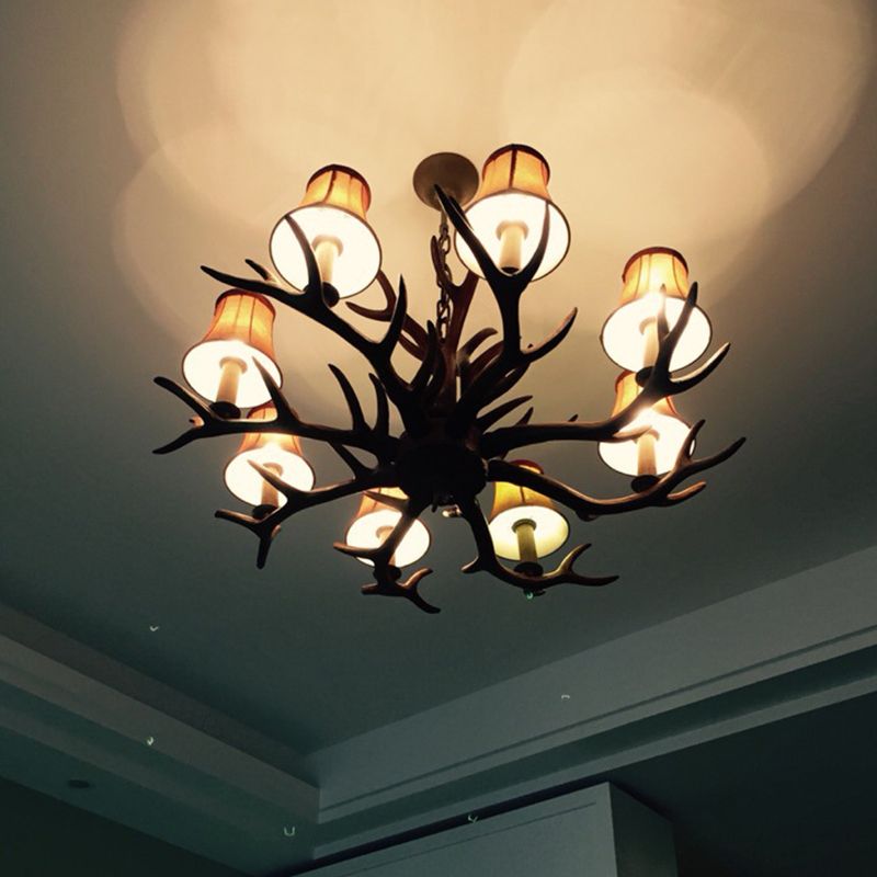 PENDANT PENDANT FAUX PAUX LAMPE RURAUX RURAUX BRORN ÉCLAIRAGE DE CHANDELLE ÉCLIATION POUR SAL