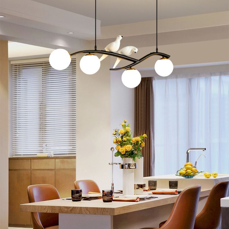 Glass Global Island Affermazione Light Minimalist Style Over Island Lighting for Pranzo Room