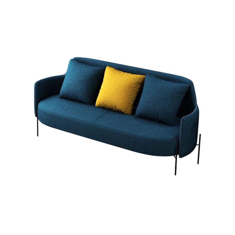 Standard Square Arm Sofa Couch Contemporary Tight Back Setee