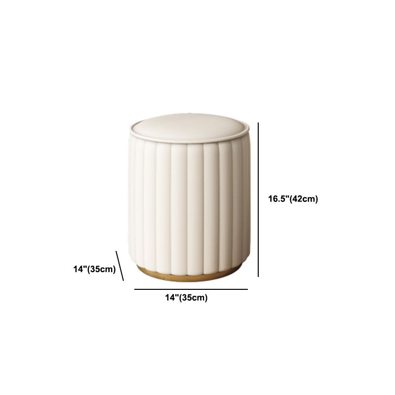 Beige Vanity Metal and Engineered Wood Makeup Dressing Table Stool Set