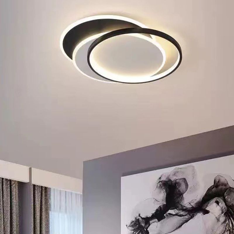 Metalen Geometrisch Plafond Lamp Armatuur Moderne Stijl LED Plafond Mount Light Fixture