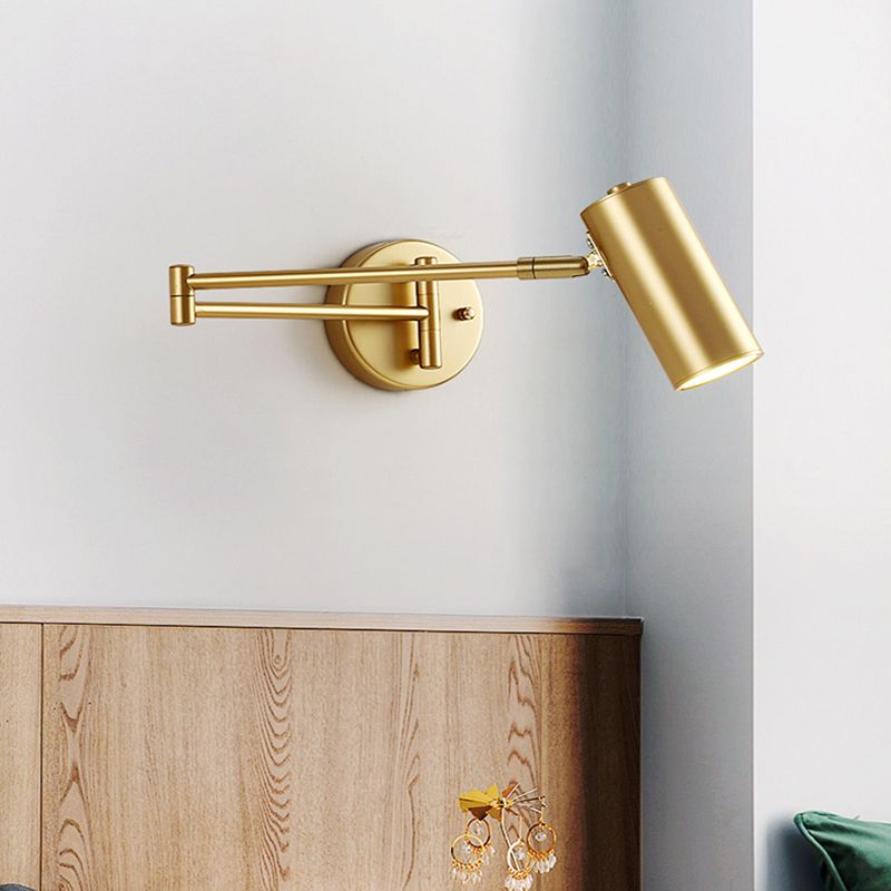 Lámpara de matriz de brazo ajustable lámpara de metal de estilo moderno lámpara montada en la pared