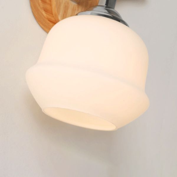 Sala de estar una cabeza aplastador de pared moderna estilo de madera montada en la pared de la pared