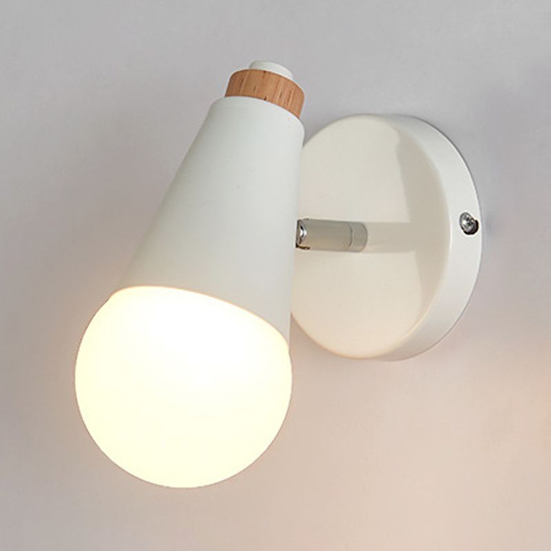 Lámpara de pared geométrica de estilo moderno metal 1 lámpara de luz de luz