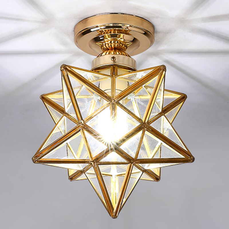 Nordic Simple Industrial Style LED Flush Mount Lighting for Corridor Balcony