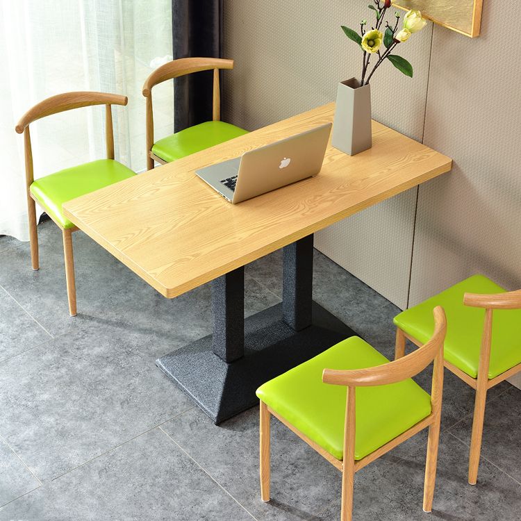 Modern 1/2/5 Pieces Dining Set Rectangle Artificial Wood Dining Table for Dining Room