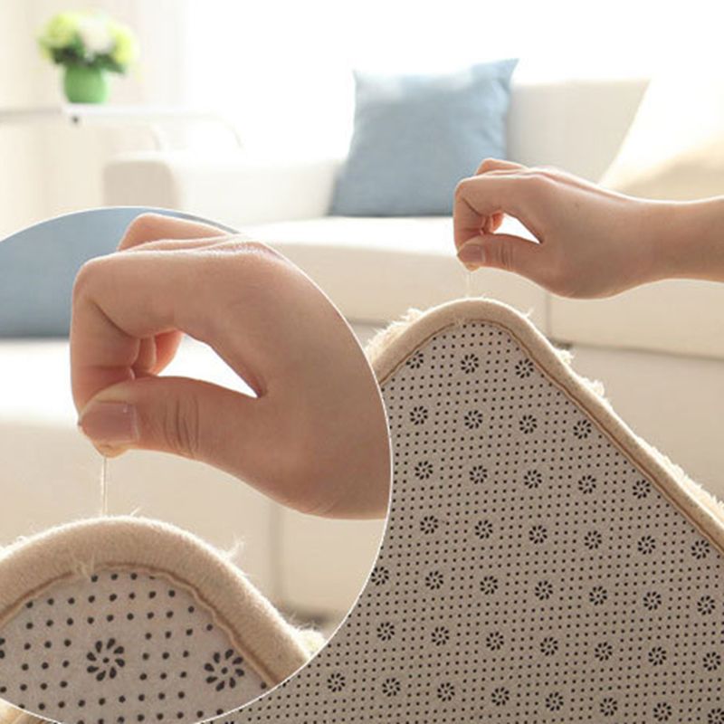 Camel Modern Rug Polyester Pure Color Indoor Rug Non-Slip Backing Rug for Living Room