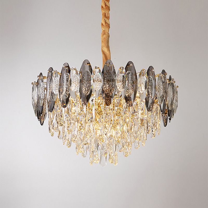 Luz de la isla geométrica de estilo moderno Iluminación de la isla de cristal para isla de cocina