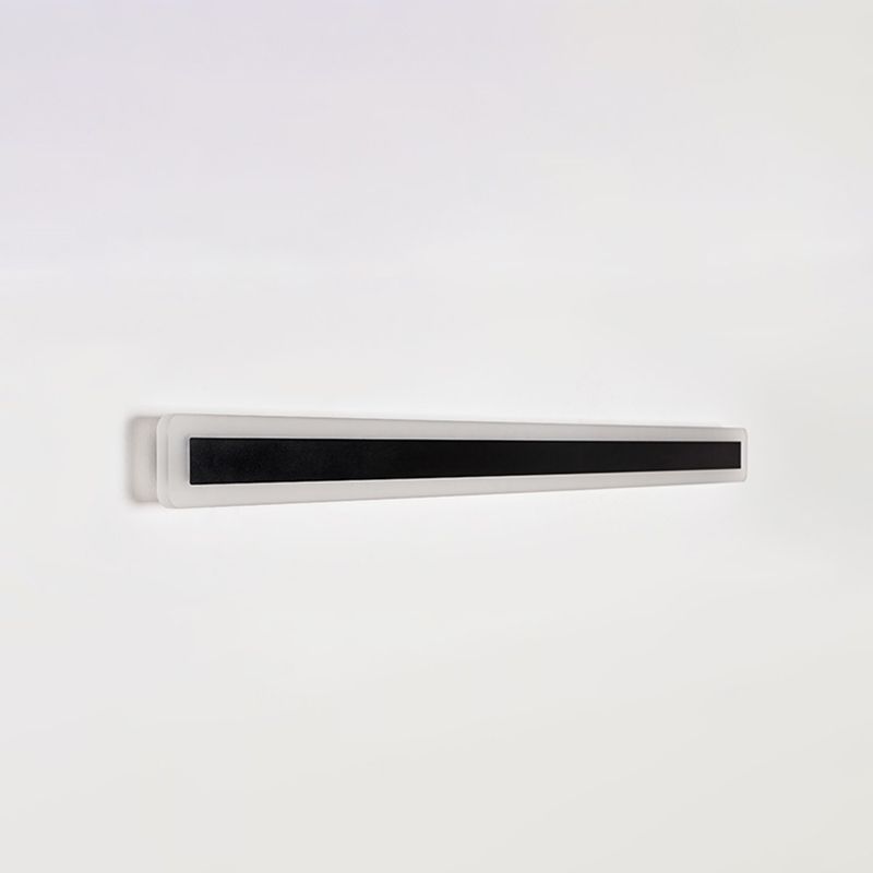 Luci da parete in metallo in metallo Moderno 1 Fun a monte della testa a parete con finitura nera