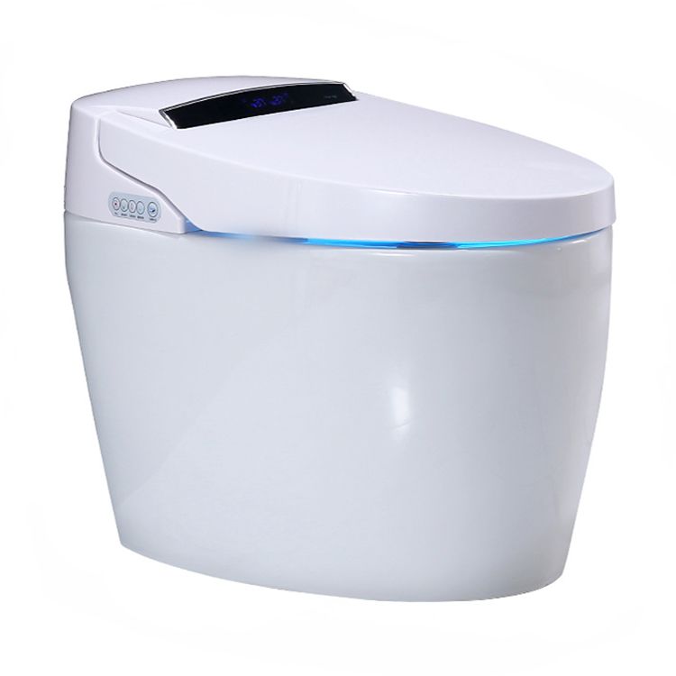 Modern 1-Piece Bidet Toilet Floor Mounted Toilet Bowl for Washroom