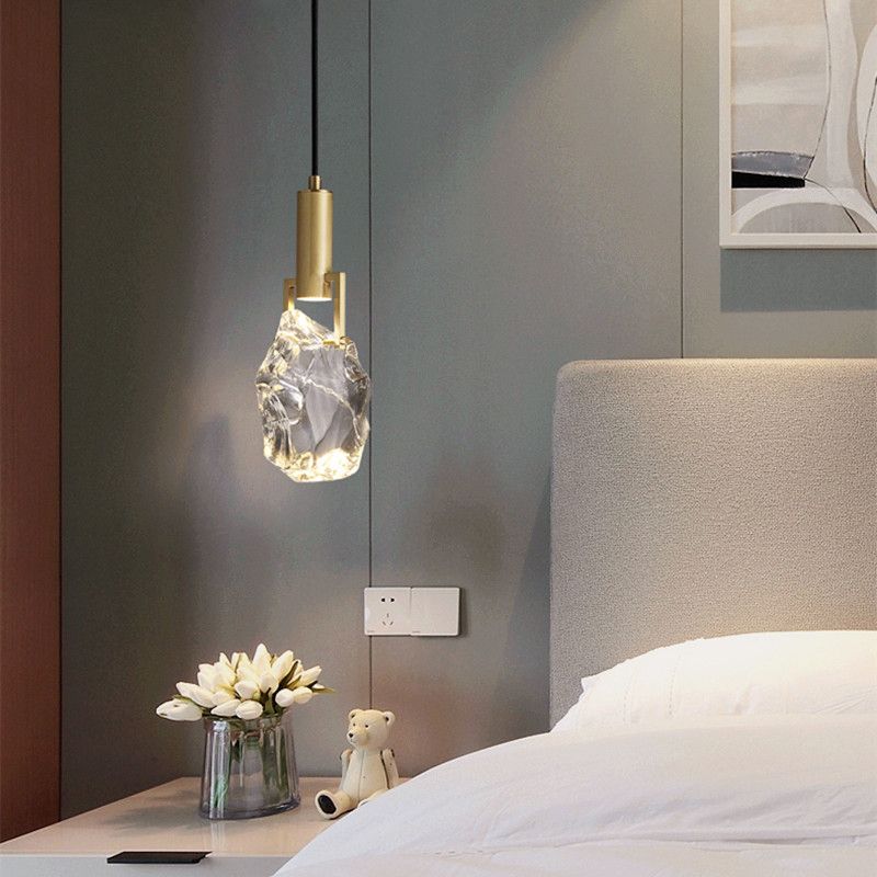 Modern Style Hanging Light Crystal Pendent Lighting Fixture for Living Room