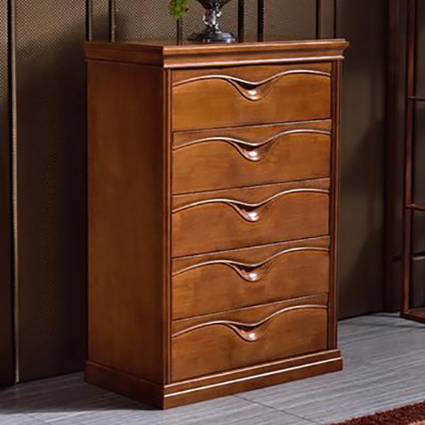 Traditional Storage Chest Dresser Solid Wood Storage Chest with 3/4/5 Drawers
