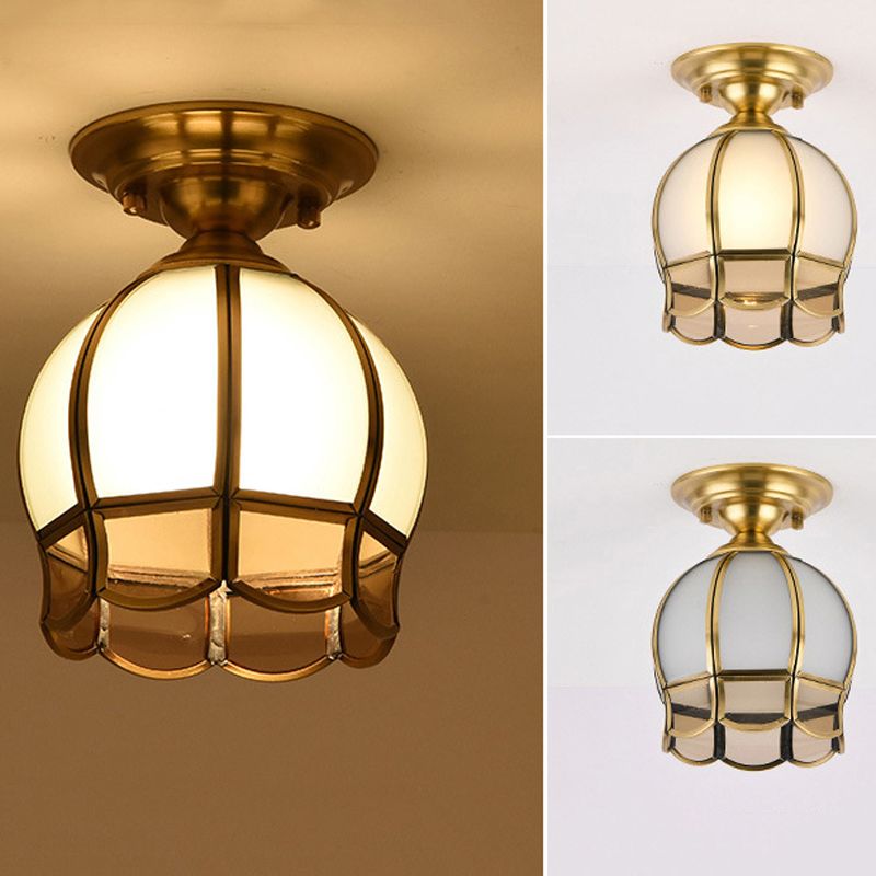 Contemporary Ceiling Light Minimalist Flush Mount Light Fixture for Bedroom