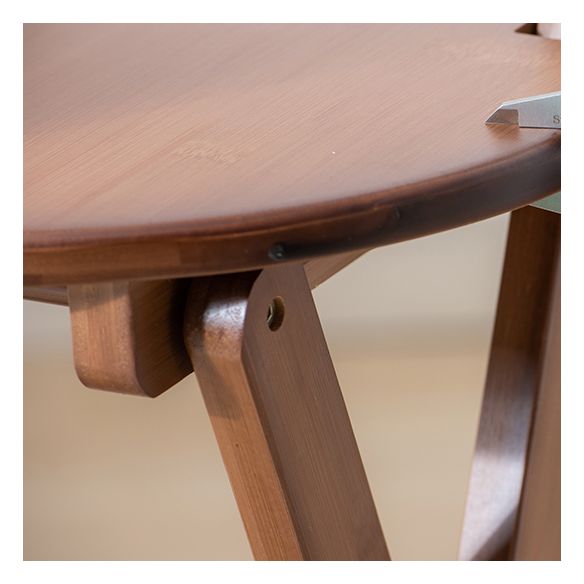 Solid Wood Folding Bar Stool Contemporary Indoor Barstool with Backrest