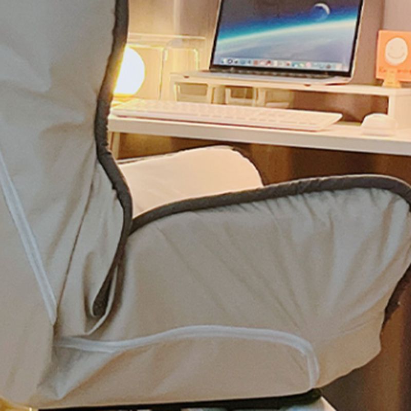 Contemporary Office Chair Nylon Base Swivel Rolling Task Chair with Wheels