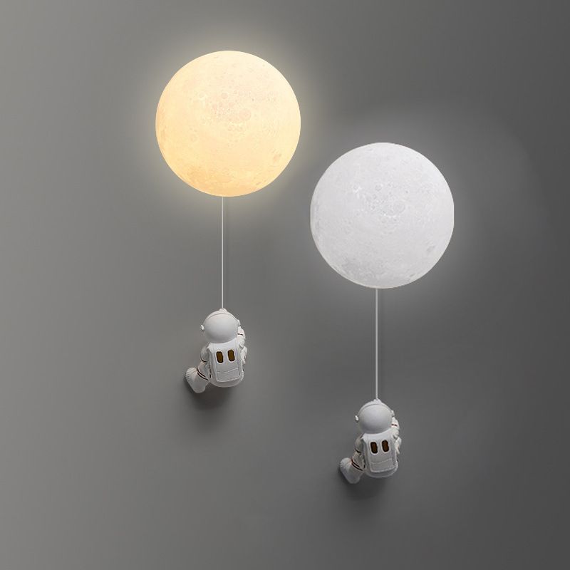 Modern Style Globe Wall Mounted Light Fixture Glass 1 Light Wall Lighting Fixtures