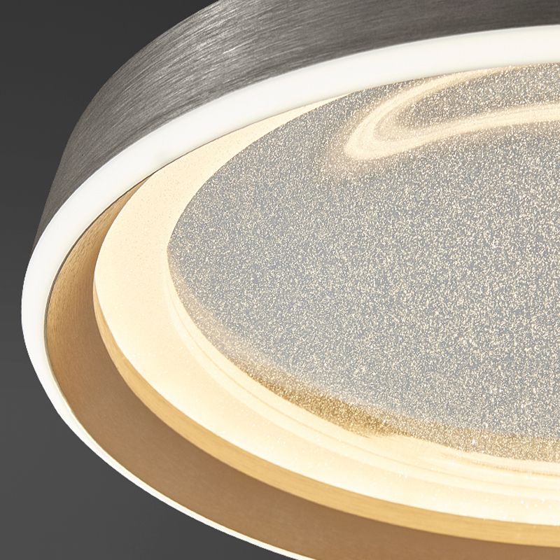 LED Modern Metal Flush Mount Circle Shape Ceiling Light with Acrylic Shade for Passage