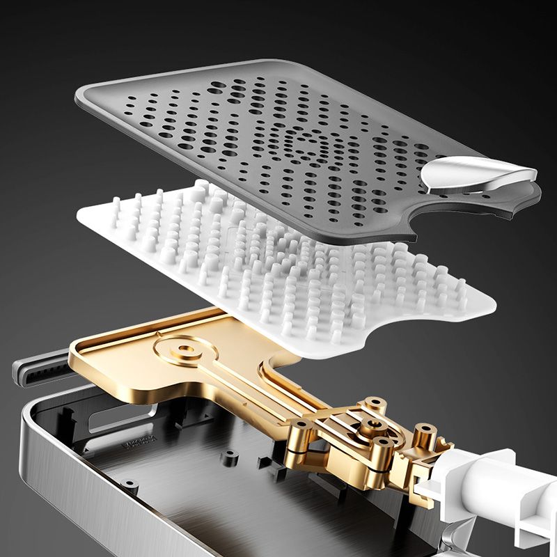 Modern Shower Set Slide Bar Handheld Shower Head Wall Mounted Shower System