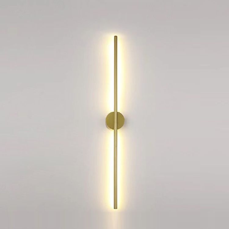 Lineare Wandlampe Aluminium Einfacher LED -Wandleuchten für Schlafzimmer LED -Wandleuchte