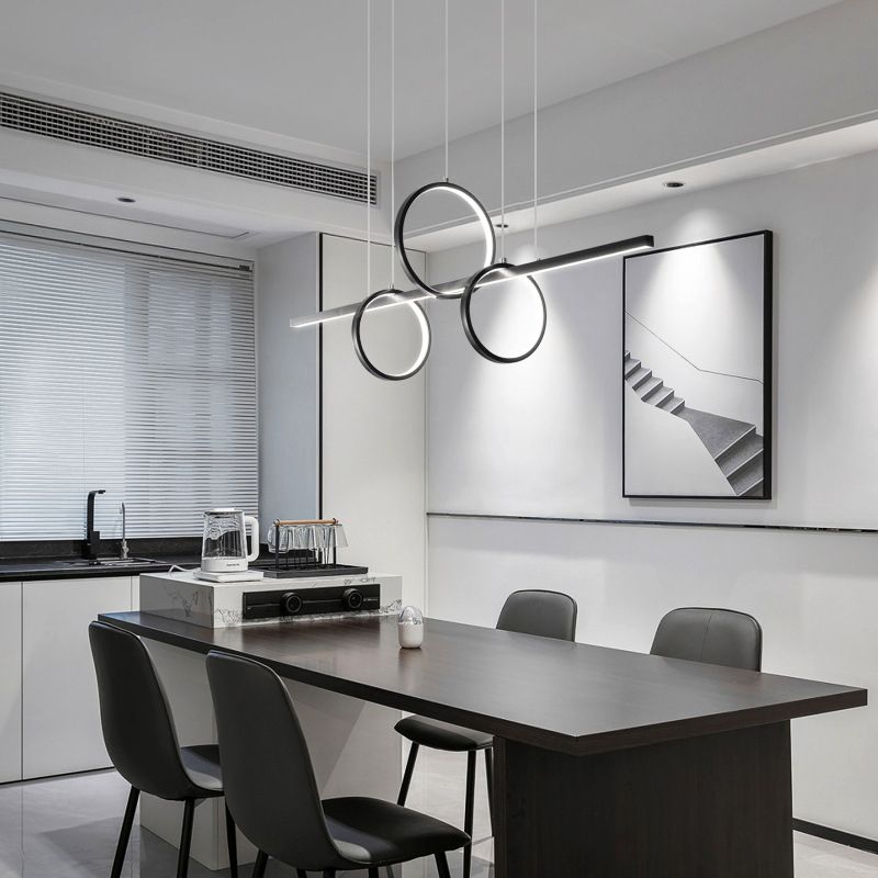 Geometric Island Pendant Lights Modern Metal Island Pendant Lighting
