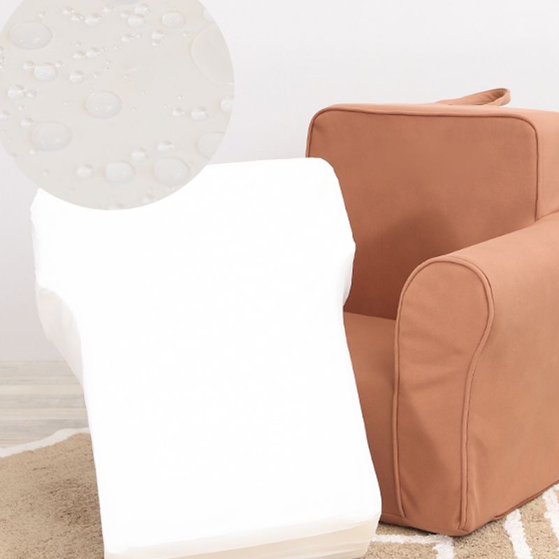 Modern Style Fabric Armrest Buffer Back Imitation Leather Arm Chair