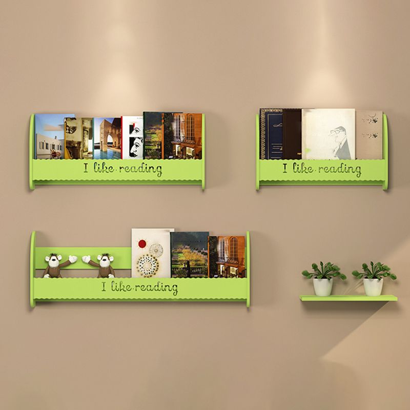 Modern Wall Mounted Bookcase Engineered Wood Bookshelf for Home Use