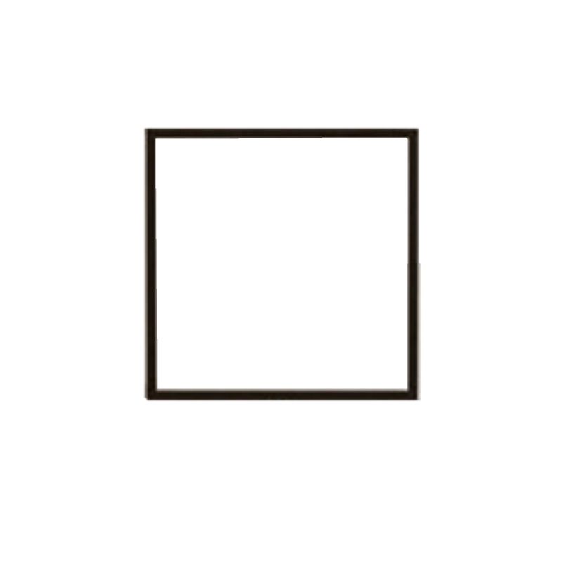 Simplicity Square Wall Sconces Metal 1 Light Wall Lighting Ideas in Black