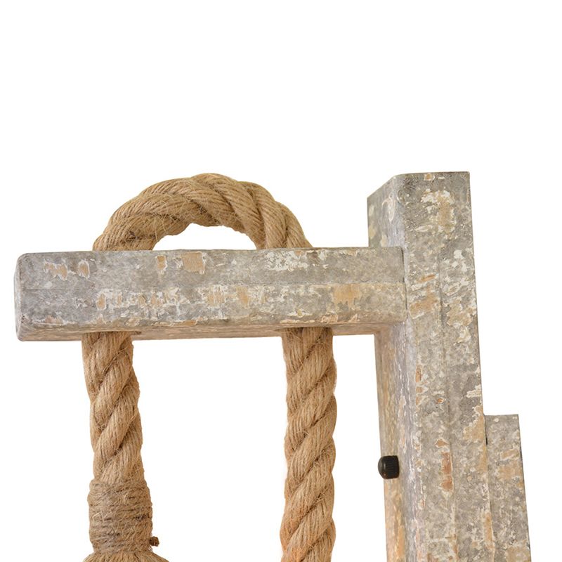 Retro -Pastoralstil exponierte Lampen Wandleuchte Leuchtenholz 1 Leichte Leuchten