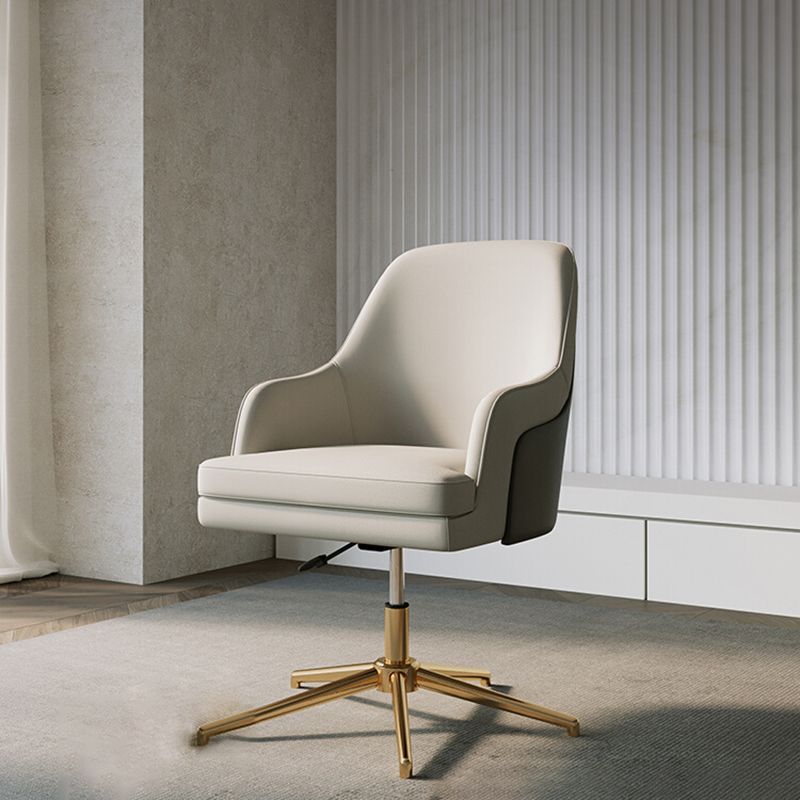 Modern Swivel Chair Adjustable Seat Height No Arms Office Chair