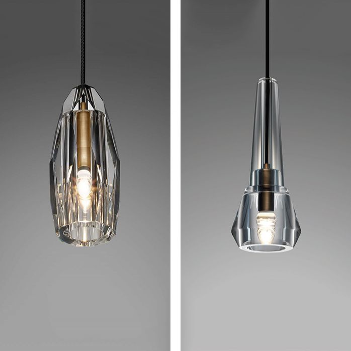 Modern Style Hanging Light Creative Crystal Pendant Lighting Fixture for Sitting Room