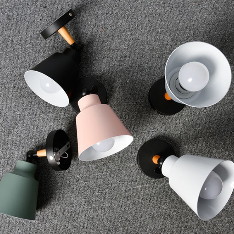 Modern Colorful Wall Sconce Simplicity Metal Wall Mounted Lamp for Sitting Room
