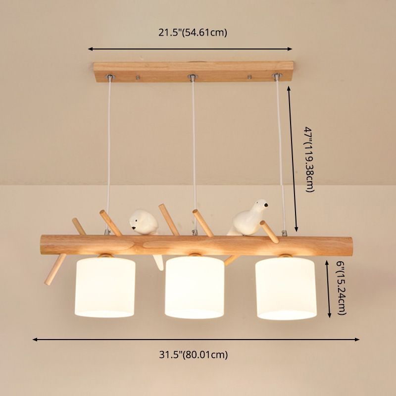 Lampada lampadina a globo Illuminazione a sospensione moderna in vetro bianco per il ristorante