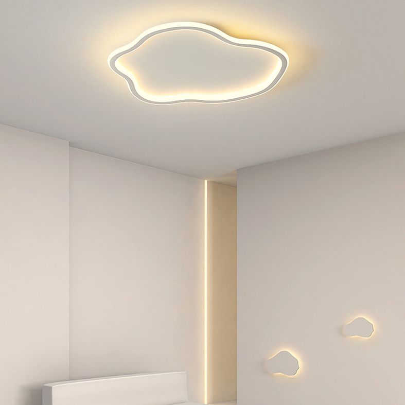 Plafonnier encastré linéaire simple moderne avec protection acrylique