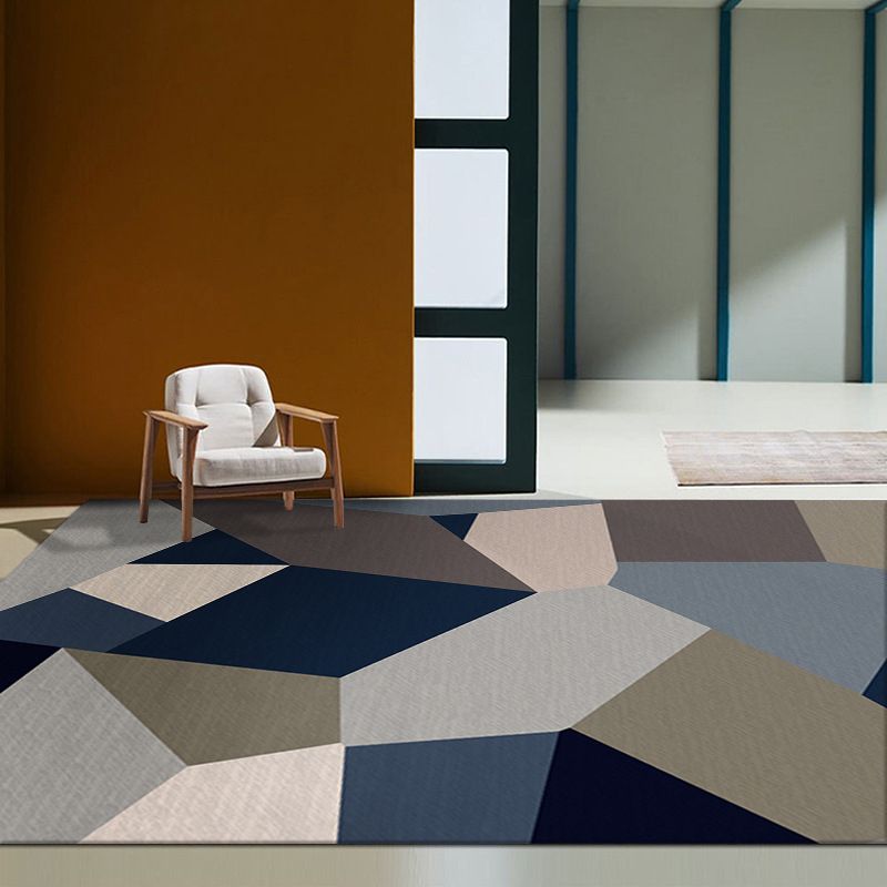 Alfombra de alfombra de alfombra moderna gris moderno alfombra de respaldo sin deslizamiento para la decoración del hogar