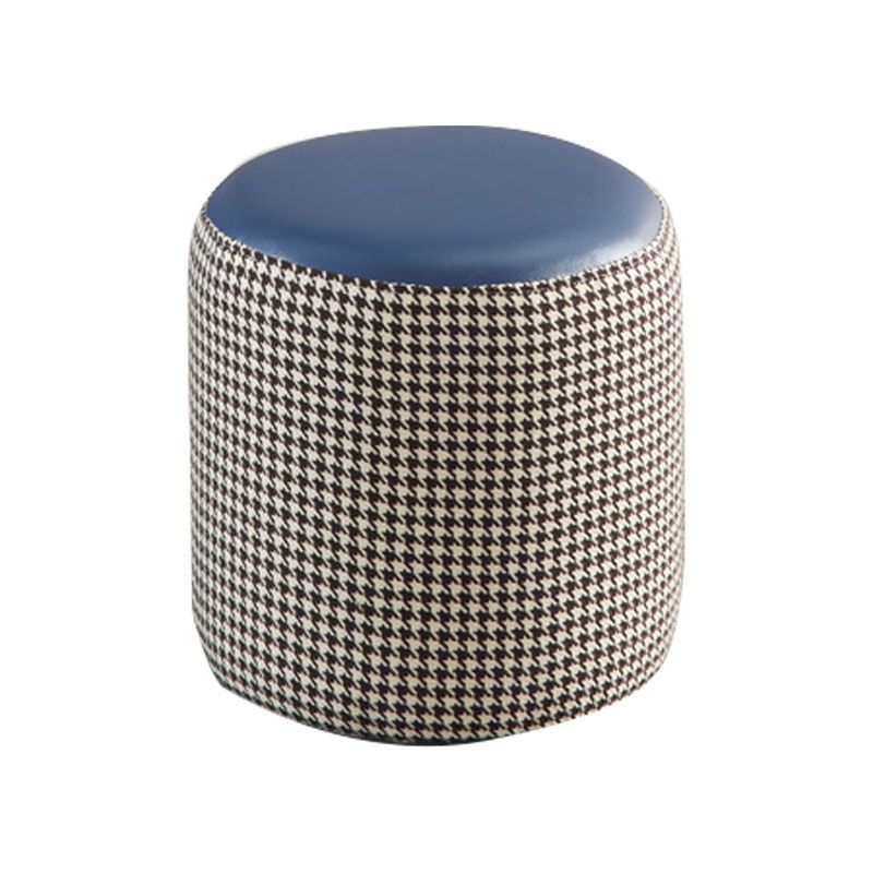 Modern Stain Resistant Pouf Round Shape Pouf for Living Room