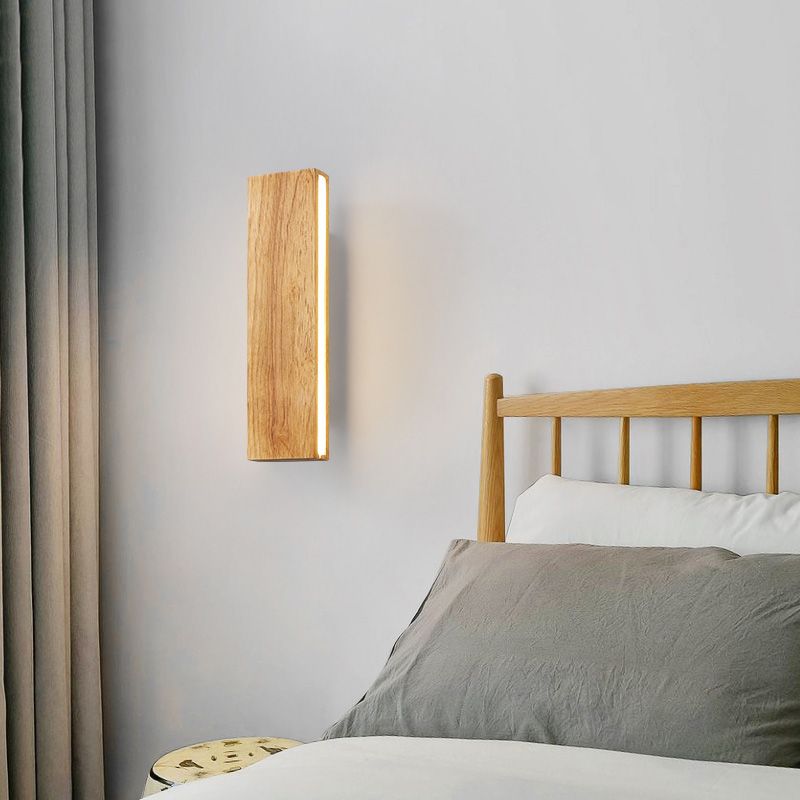 20,5 "/12.5" /8,5 "Modern moderna illuminazione a parete in legno di legno di legno