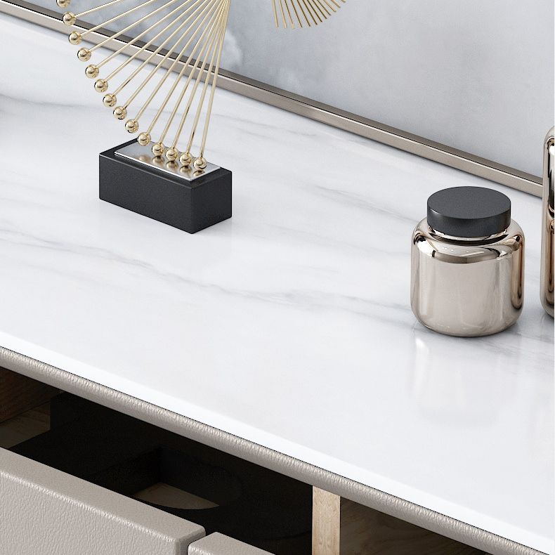 Classic Glam Storage Chest Stone Dresser with 5/4/3 Drawers , 15.6 Inch W