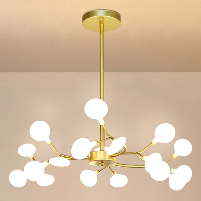 Foglie Lampada lampada lampada da design moderno illuminazione a sospensione acrilica per il ristorante