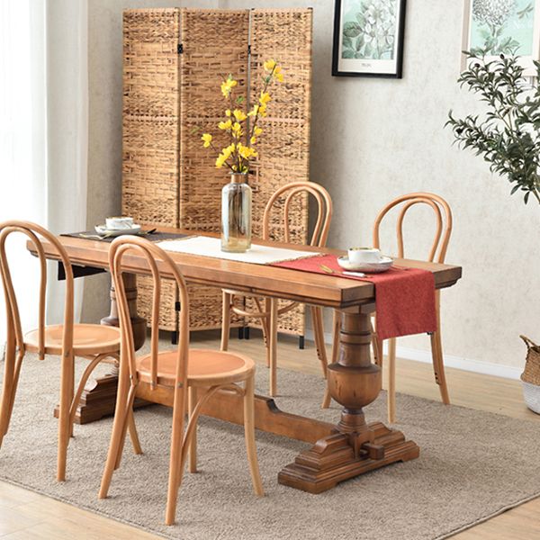 Chaise de style contemporain en bois de hêtre Cuisine Salle à manger Windsor Back Side Chairs