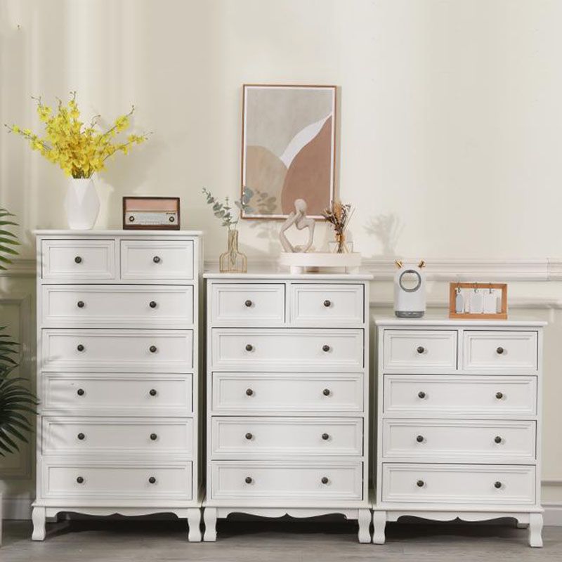 Contemporary Bedroom Storage Chest Dresser Solid Wood Dresser