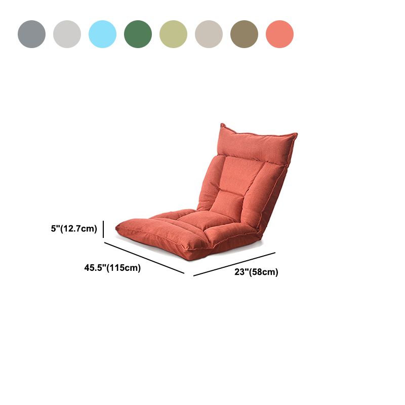 Solid Color Armless Chair Convertible Chair for Living Room/Bedroom