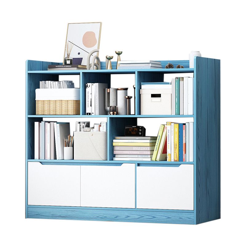 3-shelf Standard Bookcase Contemporary Wooden Shelf Bookcase