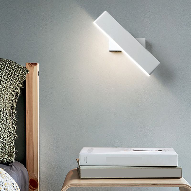 Square Shape Metal Wall Light Modern Style 1 Light Wall Lighting Fixtures