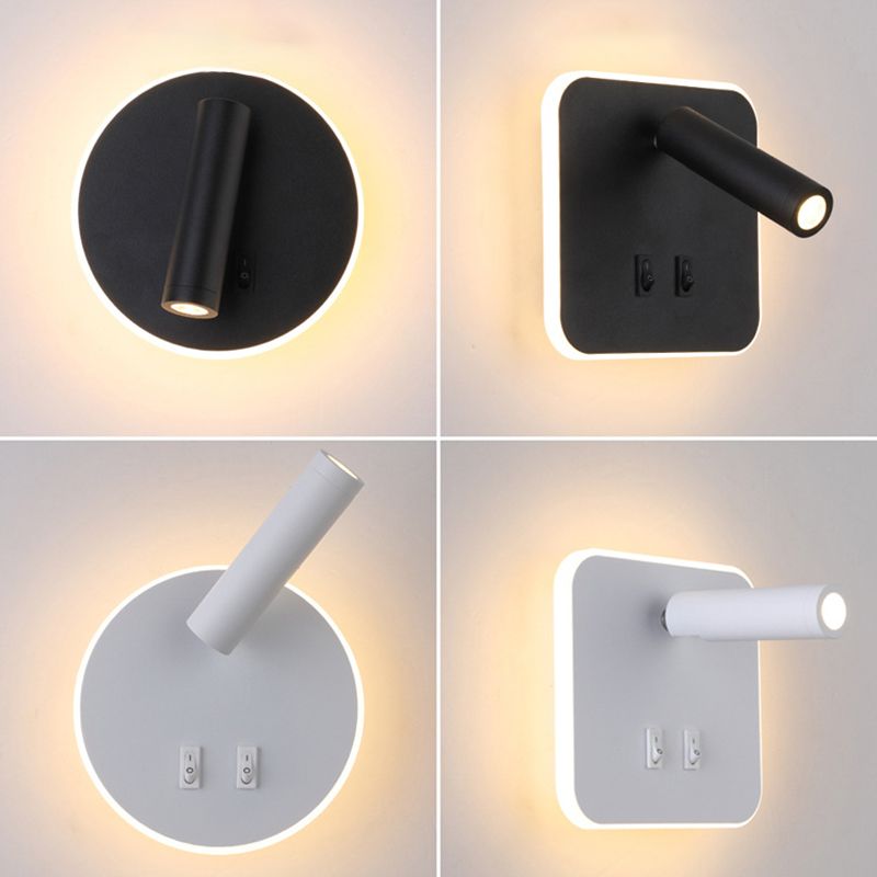 Wall Sconce Light 2 Lights Creative Modern Metal Wall Light for Bedroom